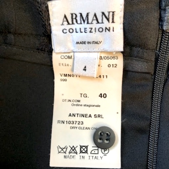 New ARMANI Collezioni Antinea Flare Silk Jacquard Mini Skirt 4 MSRP $695 - Picture 6 of 7